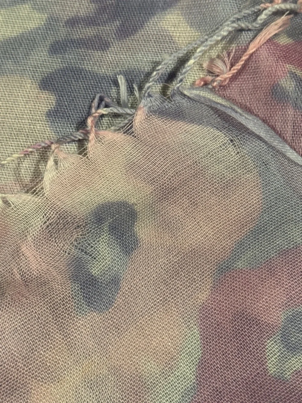 Bloomingdale's Pastel Floral Scarf Wrap - Pink & Lavender